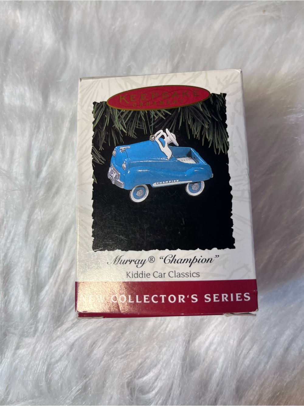 Hallmark Keepsake Murray "Champion" Kiddie Car Ornament -1994